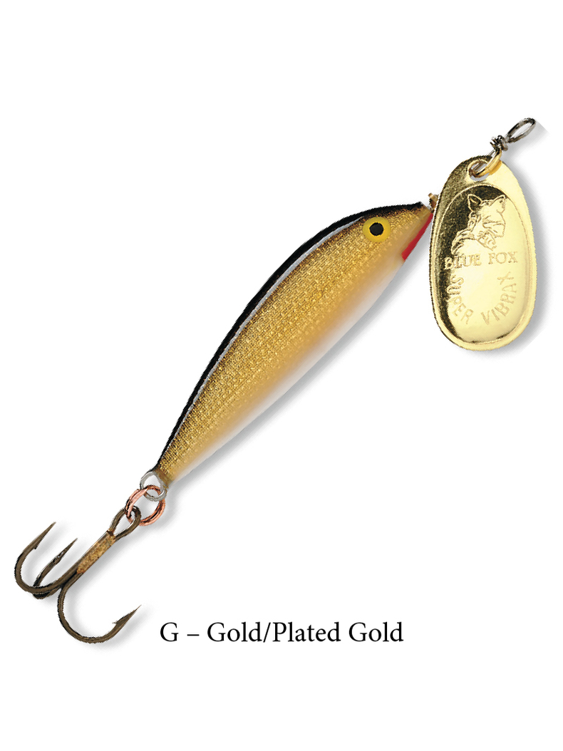 Блесна вращ. BLUE FOX Vibrax Minnow Spin 2 /G для спиннинговых снастей — CARPshop