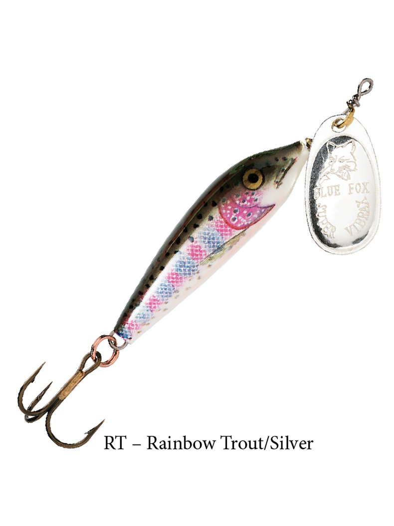 Блесна вращ. BLUE FOX Vibrax Minnow Spin 3 /RT для спиннинговых снастей — CARPshop
