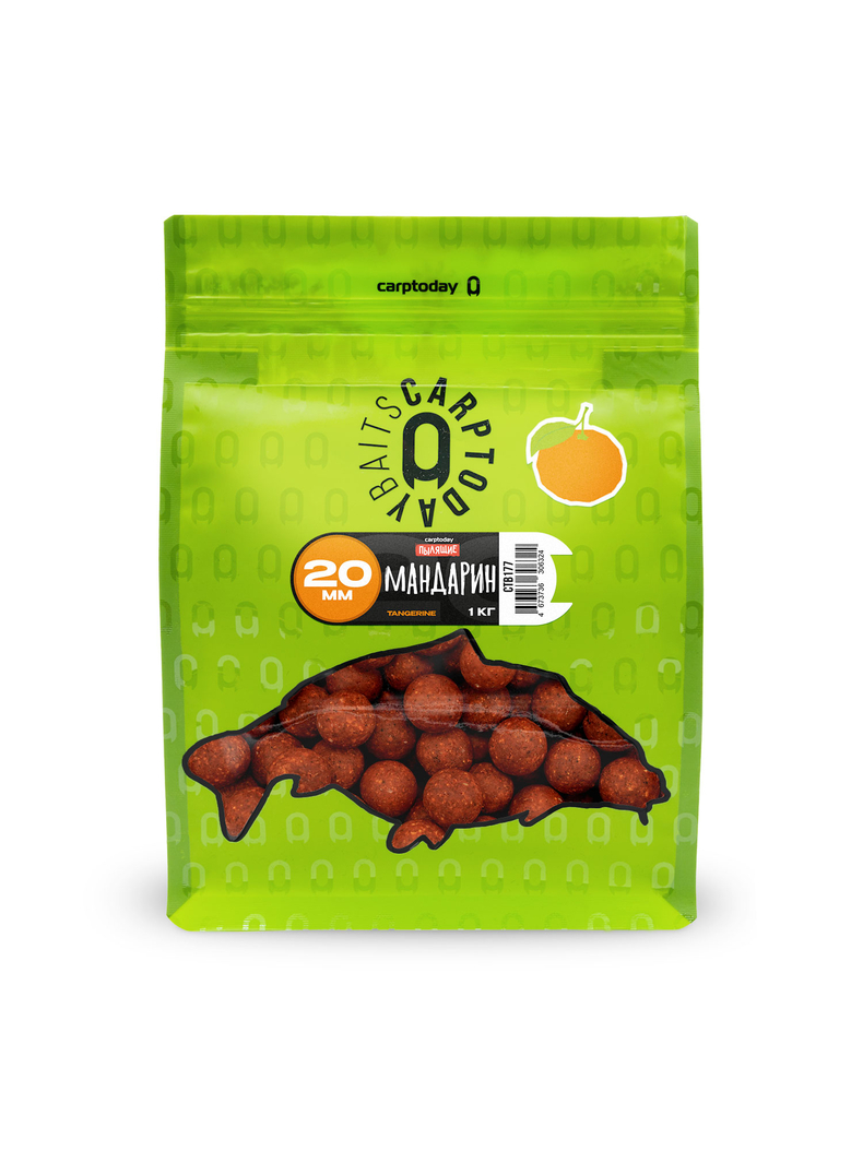 Бойлы пылящие Carptoday Baits Tangerine для карпфишинга купить в CARPshop