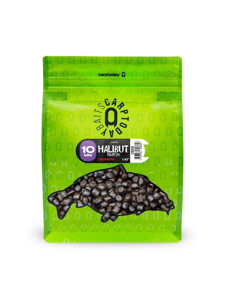 Пеллетс Carptoday Baits Halibut 10мм 1кг карповые снасти — CARPshop