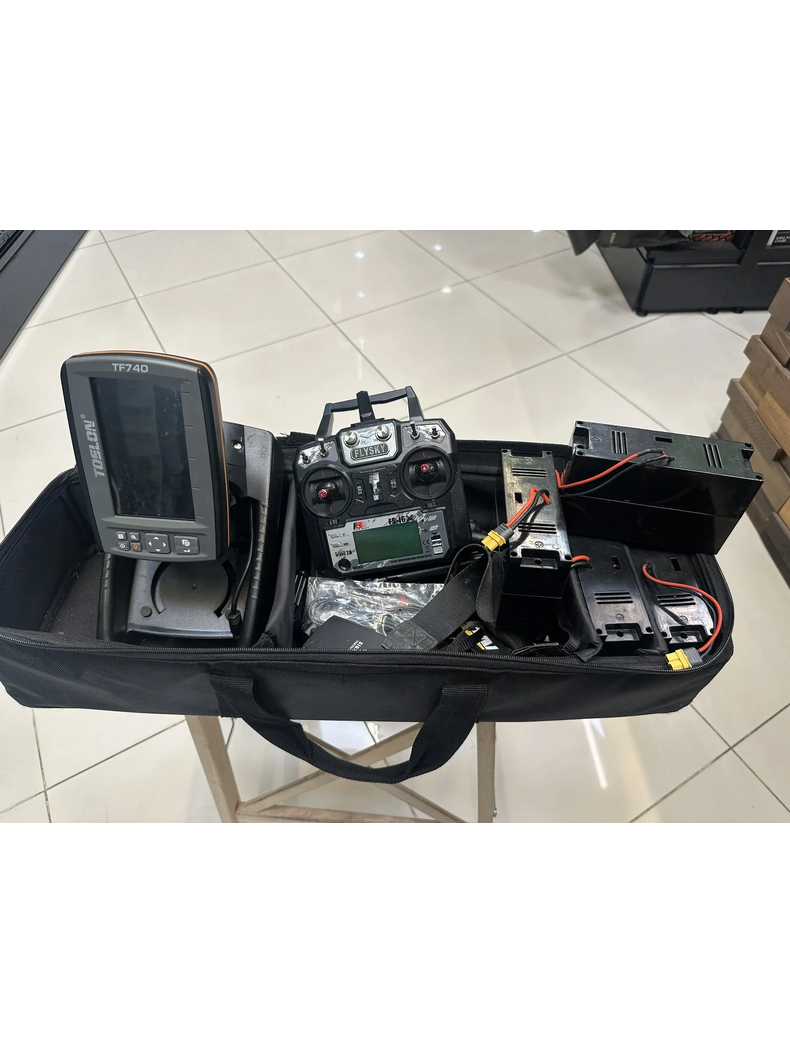 Кораблик для прикормки Carpboat Toslon Xboat 730 +  Эхолот TF-740 GPS+Xpilot  б/у, изображение 6