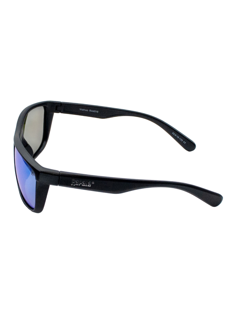 Очки поляризационные RAPALA Wahoo Matte Black Blue Mirror, изображение 2