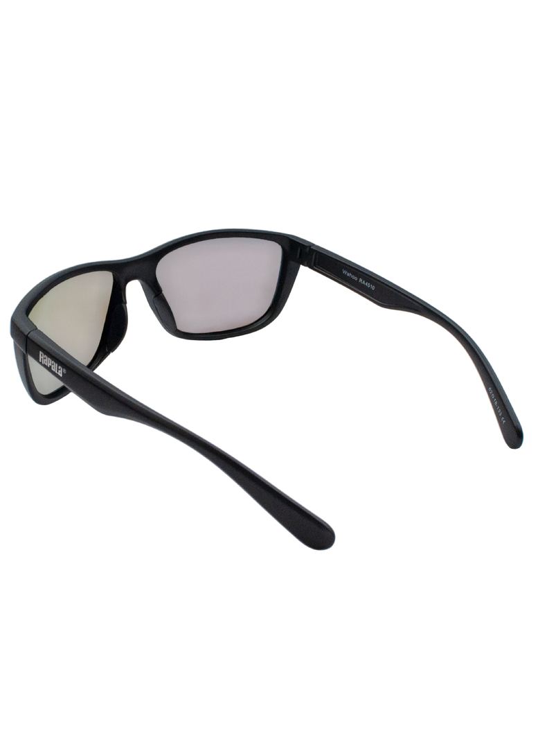 Очки поляризационные RAPALA Wahoo Matte Black Blue Mirror, изображение 3