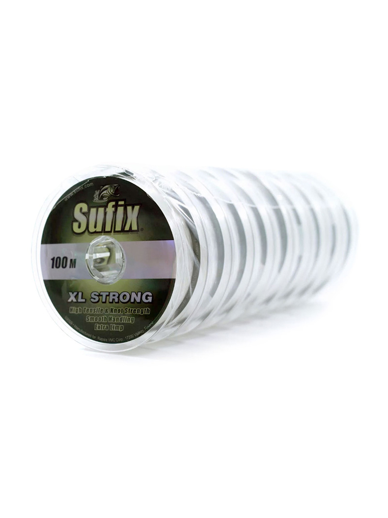 Леска SUFIX XL Strong x10 прозрачная 100 м 0.23 мм 4,4 кг
