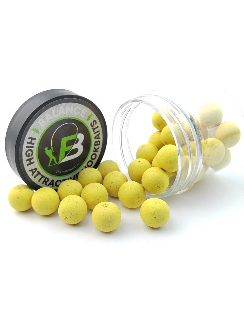 Бойлы нейтральной плавучести Balance Fishing Band Citrus drop 15 мм 70 гр — фото 2 — CARPshop