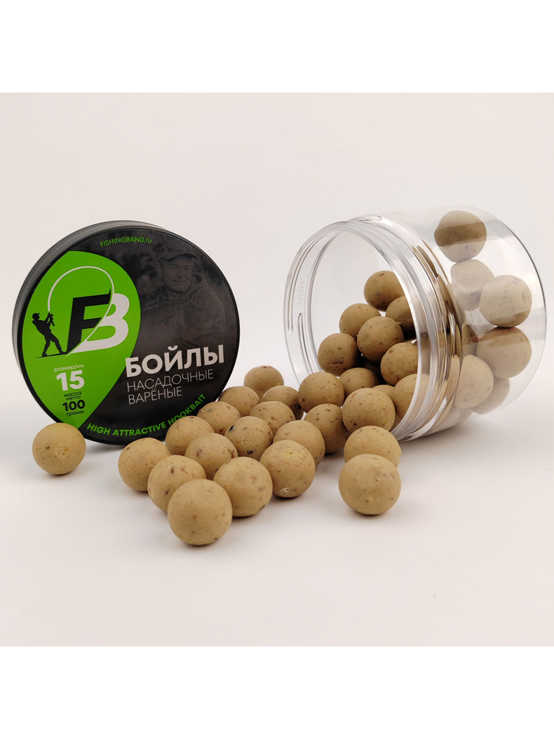 Бойлы варёные насадочные Fishing Band Carp ice cream 15 мм — фото 2 — CARPshop