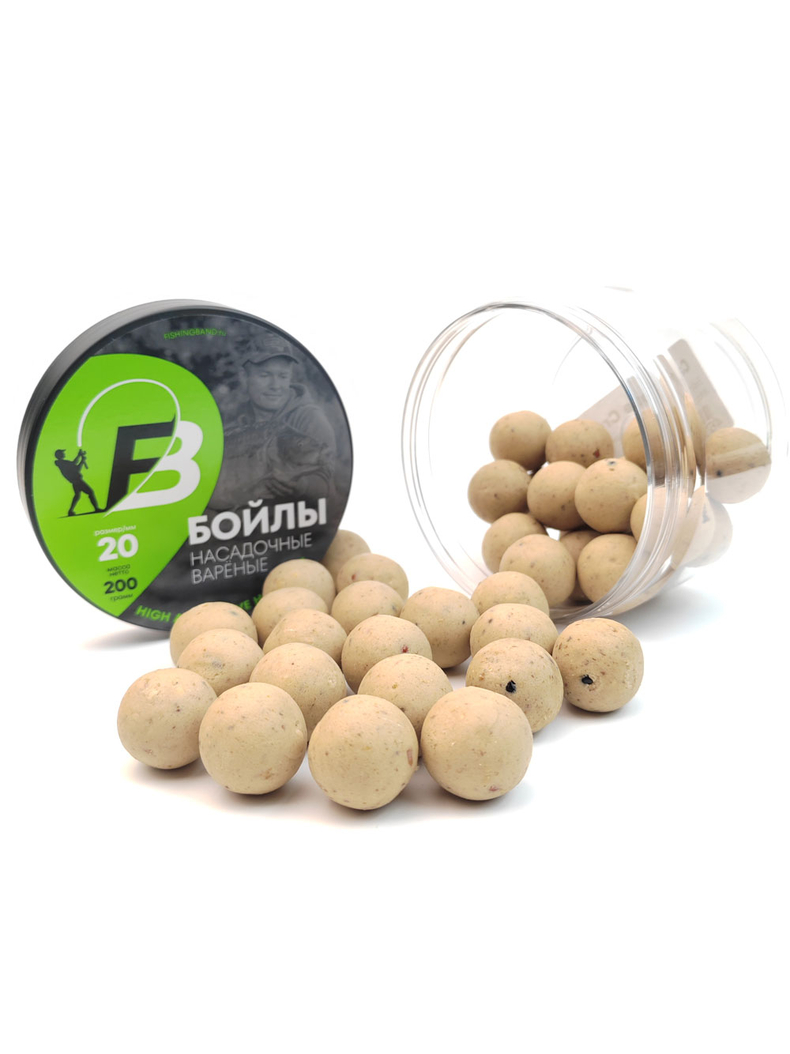 Бойлы варёные насадочные Fishing Band Carp ice cream Мороженое 20 мм 200 гр — фото 2 — CARPshop