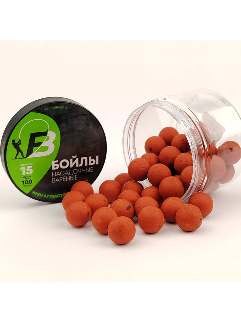 Бойлы варёные насадочные Fishing Band Mandarin 15 мм — фото 2 — CARPshop