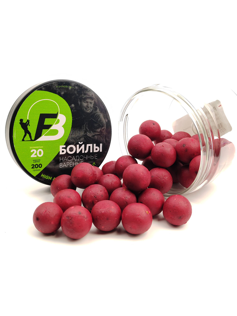 Бойлы варёные насадочные Fishing Band Plum 20 мм — фото 2 — CARPshop