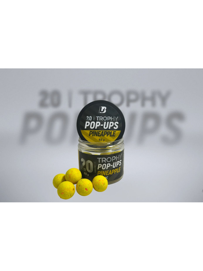 Плавающие бойлы UltraBaits TROPHY POP UPS ананас 20мм для ловли карпа — CARPshop