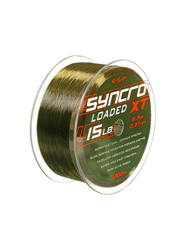 Леска монофильная ESP Syncro XT Loaded, Тест: 10.00 lb Леска монофильная ESP Syncro XT Loaded, Тест: 10.00 lb