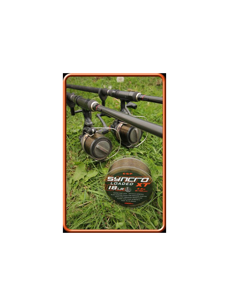 Леска монофильная ESP Syncro XT Loaded, Тест: 10.00 lb, изображение 2 Леска монофильная ESP Syncro XT Loaded, Тест: 10.00 lb, изображение 2