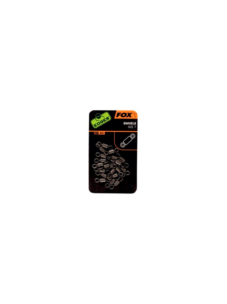 Вертлюжки FOX Swivels EDGES, Размер: 10 Вертлюжки FOX Swivels EDGES, Размер: 10