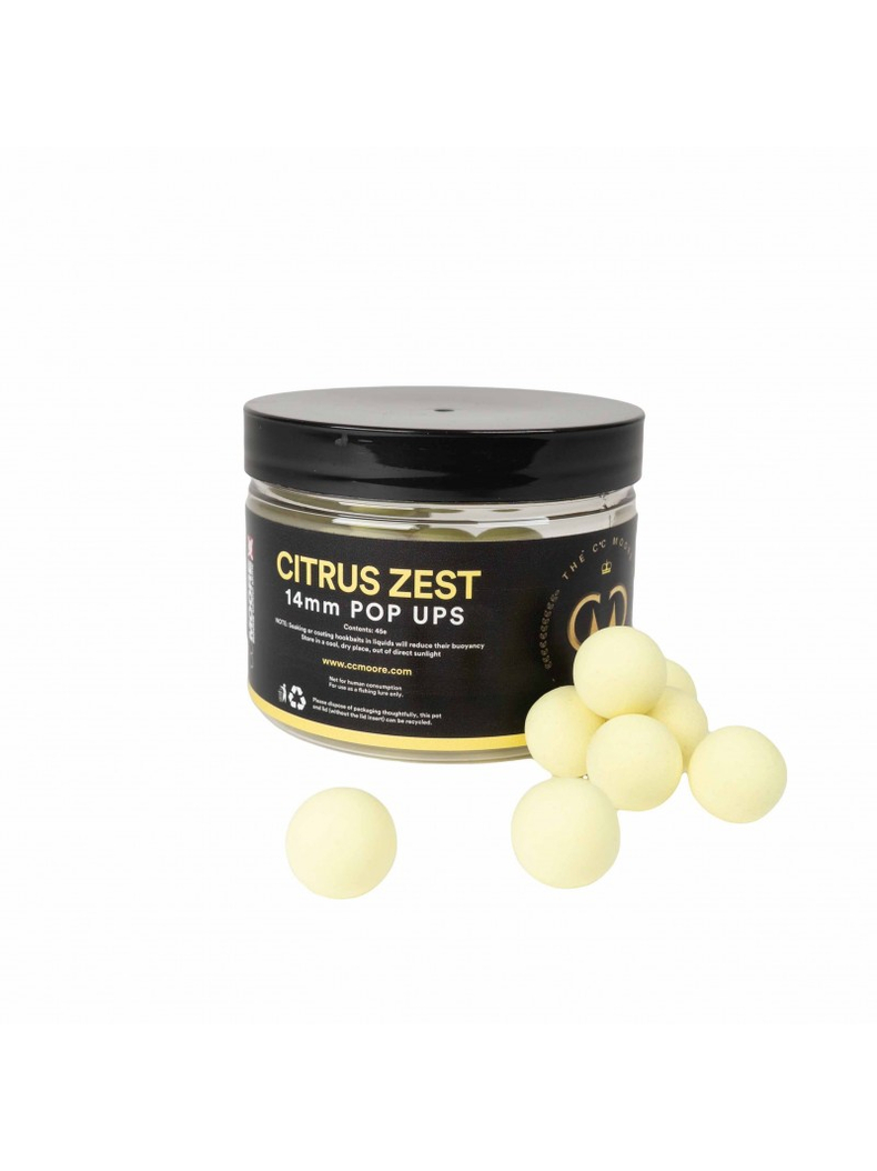 Плавающие бойлы CCMOORE Citrus Zest (Цитрусовая Цедра) Elite Range, Диаметр: 12 мм Плавающие бойлы CCMOORE Citrus Zest (Цитрусовая Цедра) Elite Range, Диаметр: 12 мм