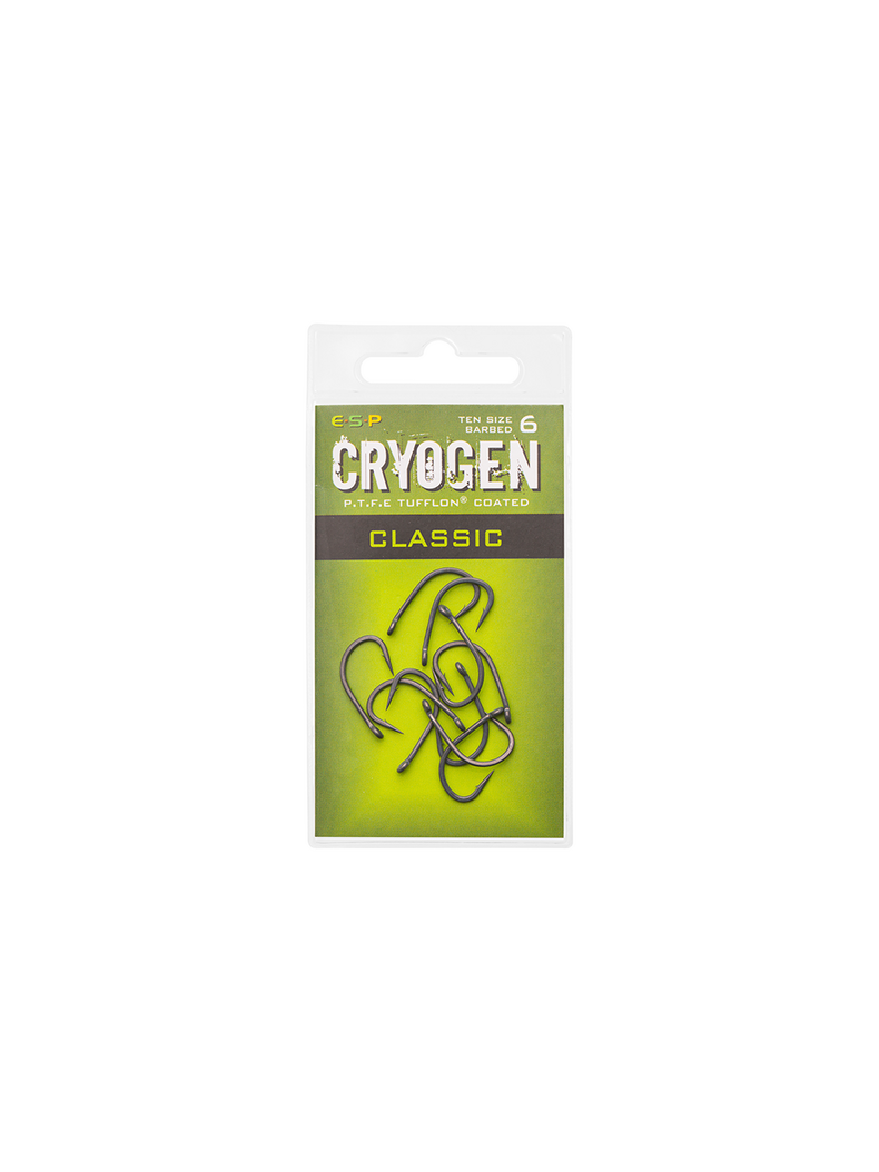 Крючки карповые ESP Cryogen Classic, Размер крючка: №10 Крючки карповые ESP Cryogen Classic, Размер крючка: №10