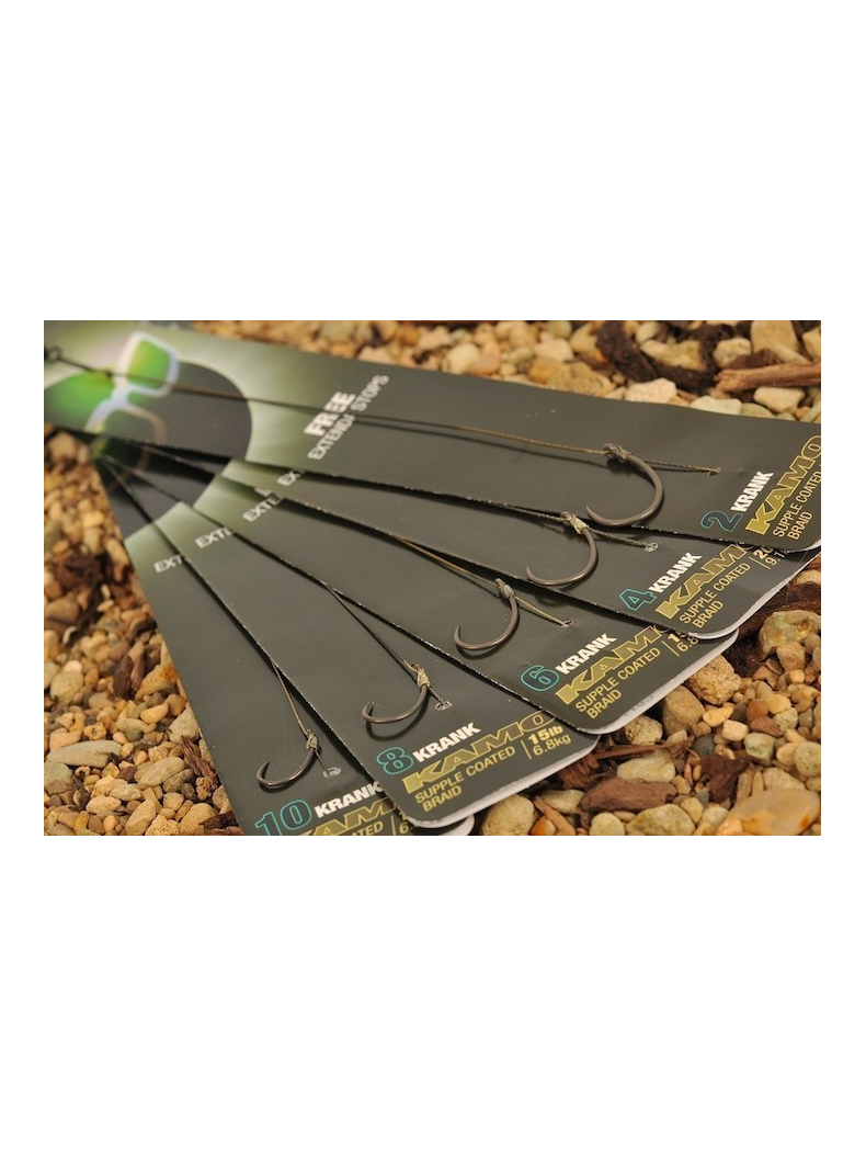 Оснастка волосяная Korda Krank Ready Rig, Размер крючка: № 2 Оснастка волосяная Korda Krank Ready Rig, Размер крючка: № 2