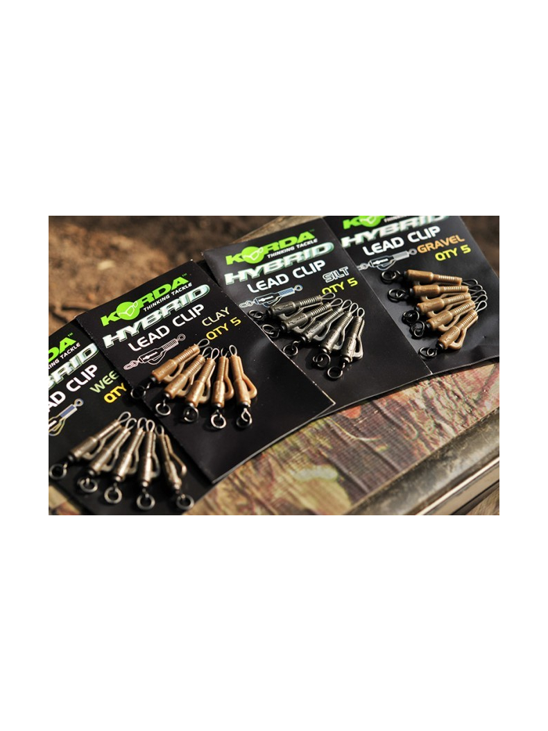 Безопасная клипса Korda Hybrid Lead Clip, Цвет: Weed (Водоросли)