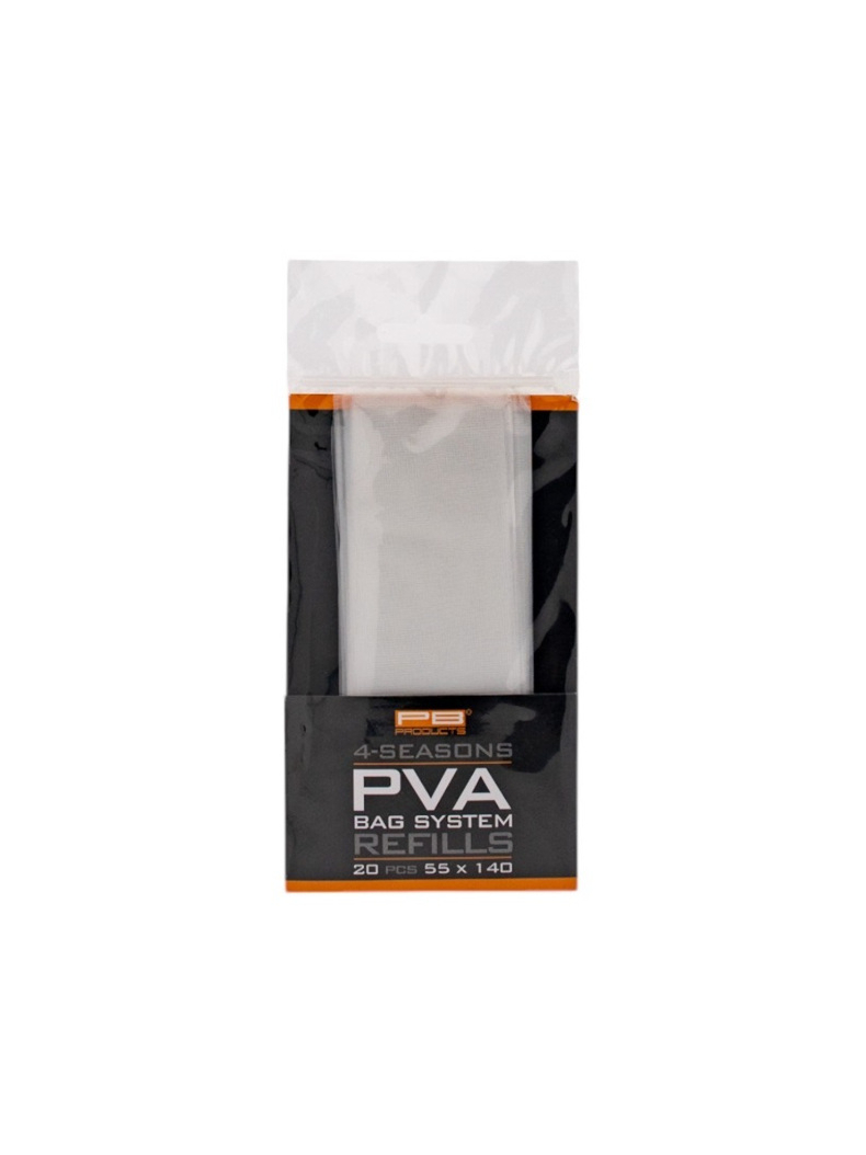 Пакеты растворимые PB Products 4-Seasons PVA Bag Refill Small 55х140mm 20шт. — купить в интернет-магазине CARPshop