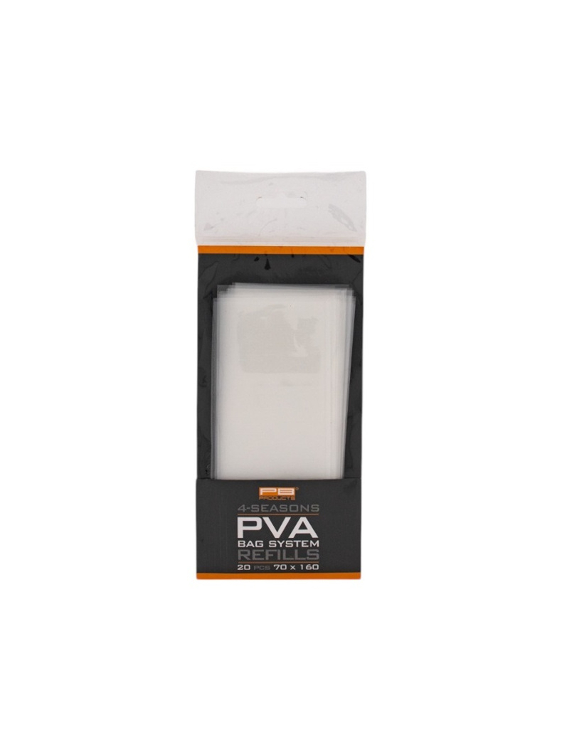 Пакеты растворимые PB Products 4-Seasons PVA Bag Refill Large 70х160mm 20шт. — купить в интернет-магазине CARPshop