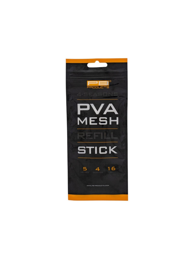 Сетка растворимая PB Products 4-Seasons PVA Mesh System Refill Stick 16mm 5m — купить в интернет-магазине CARPshop