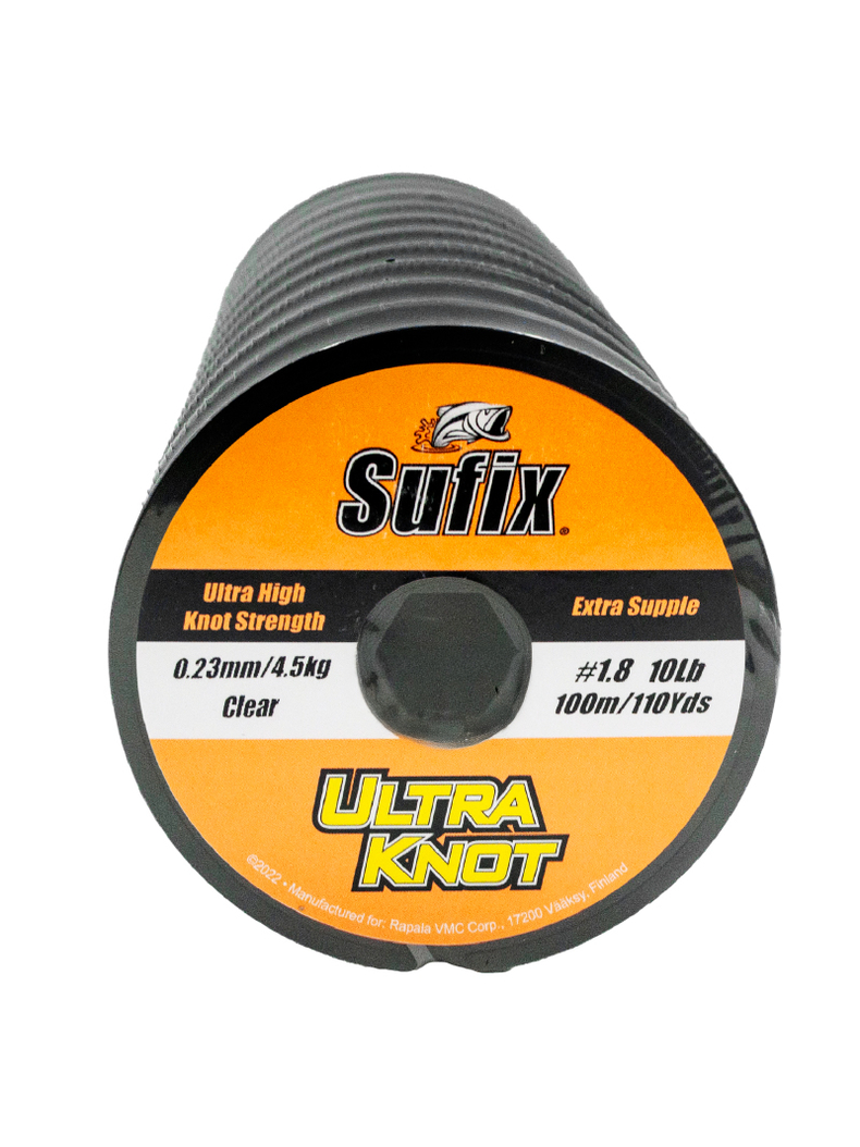 Леска SUFIX Ultra Knot x10 прозрачная 100 м. 0,23 мм 4,5 кг