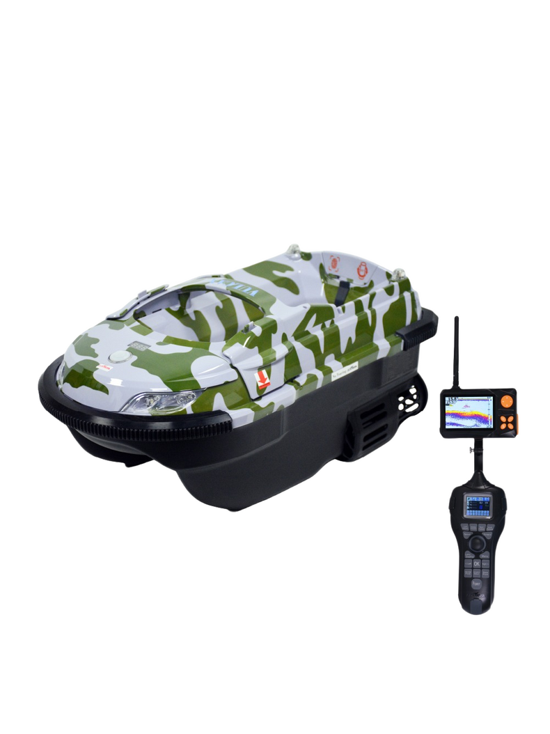 Прикормочный кораблик Boatman Vulcan Pro Camo — купить в интернет-магазине CARPshop