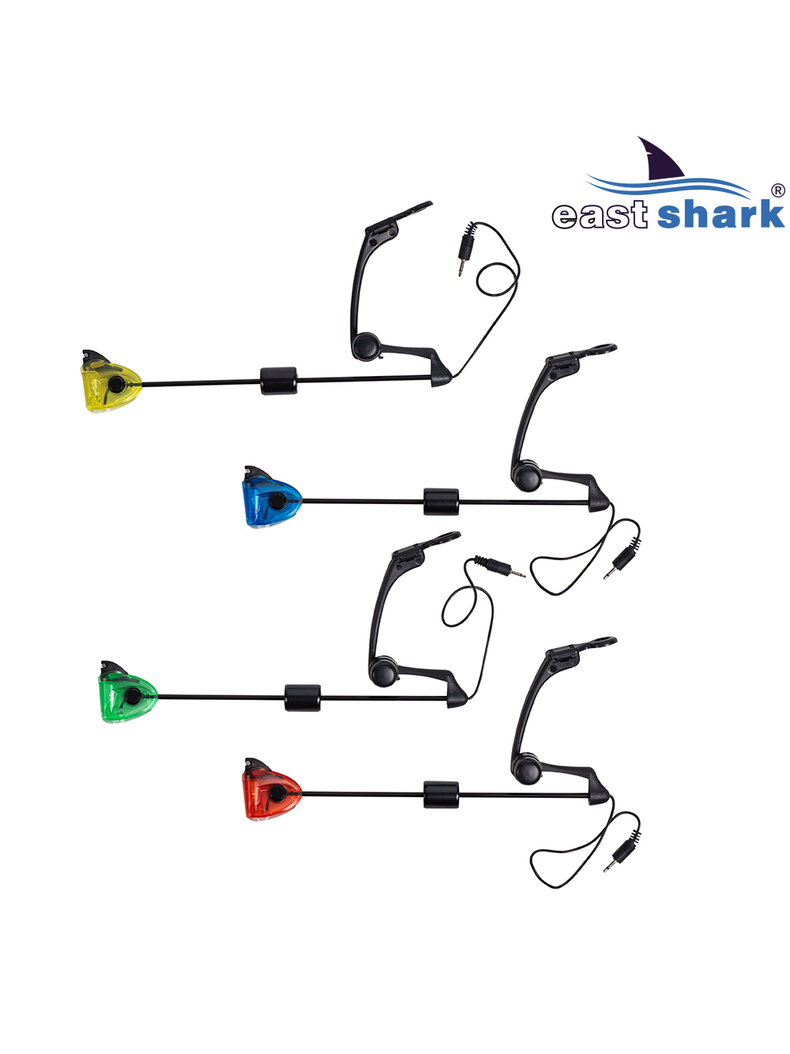 Набор свингеров для 4-х удилищ в кейсе EastShark 11-G, изображение 2