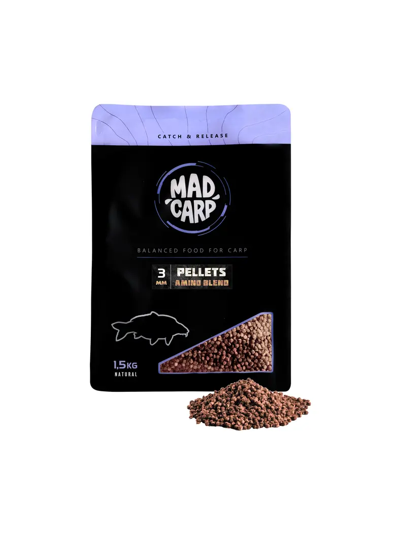 Пеллетс Mad Carp Amino Blend 3мм для карповой рыбалки — купить в CARPshop