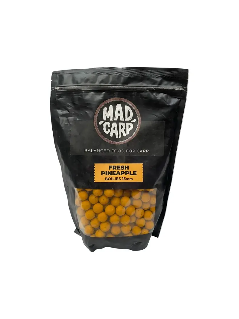 Бойлы тонущие Mad Carp Baits Fresh Pineapple (Ананас) 1кг для карпфишинга — купить в CARPshop