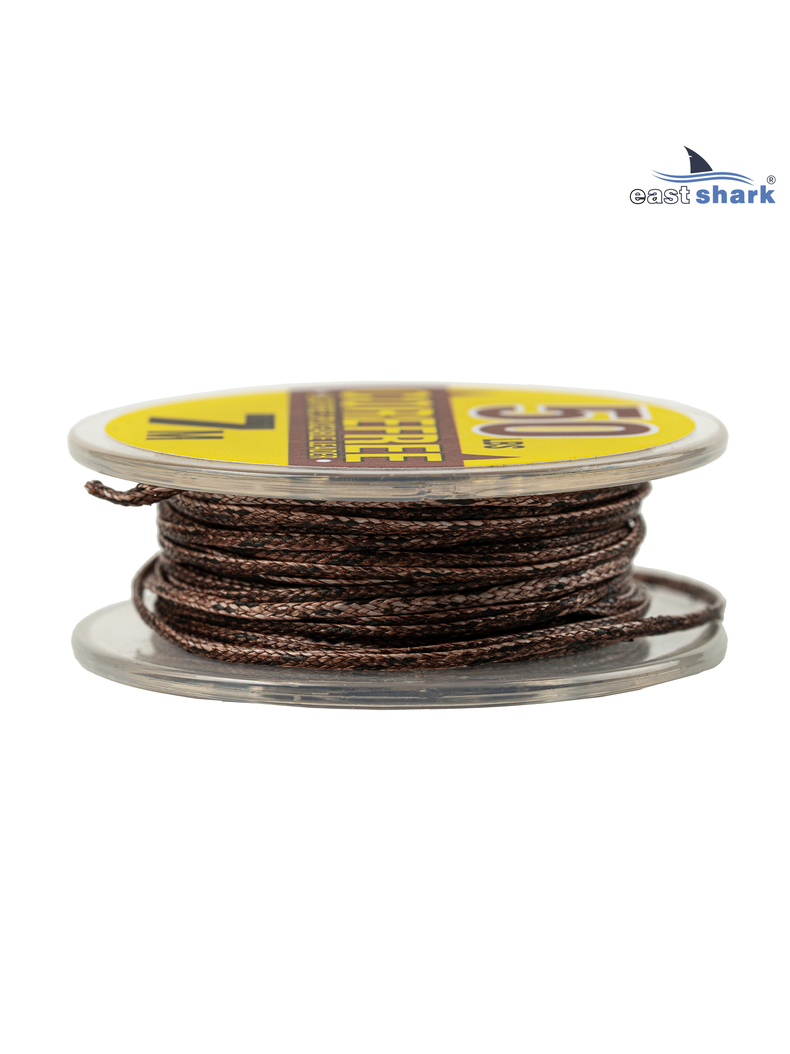 Лидкор без сердечника EastShark ES Corefree Brown 7m 50LB