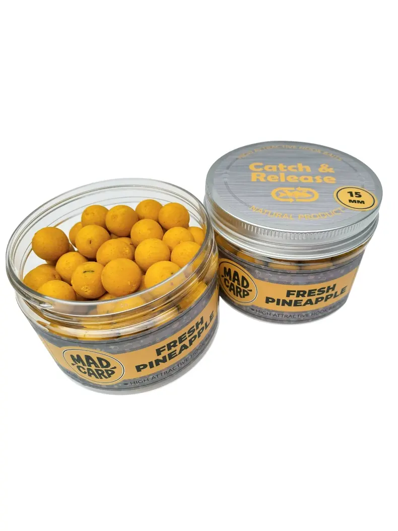 Бойлы насадочные Mad Carp Baits Fresh Pineapple (Ананас), карповые снасти — купить в CARPshop