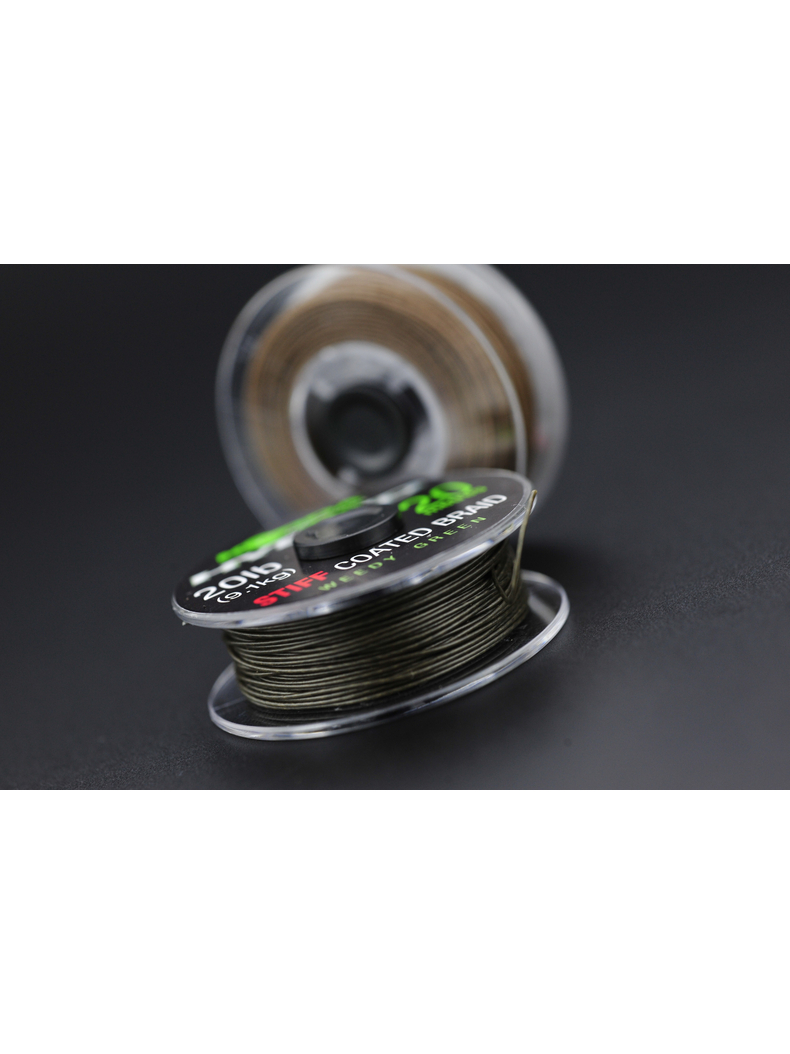 Поводковый материал Korda Hybrid Stiff, Цвет: Weed Green, Тест: 20.00 lb, изображение 3 Поводковый материал Korda Hybrid Stiff, Цвет: Weed Green, Тест: 20.00 lb, изображение 3