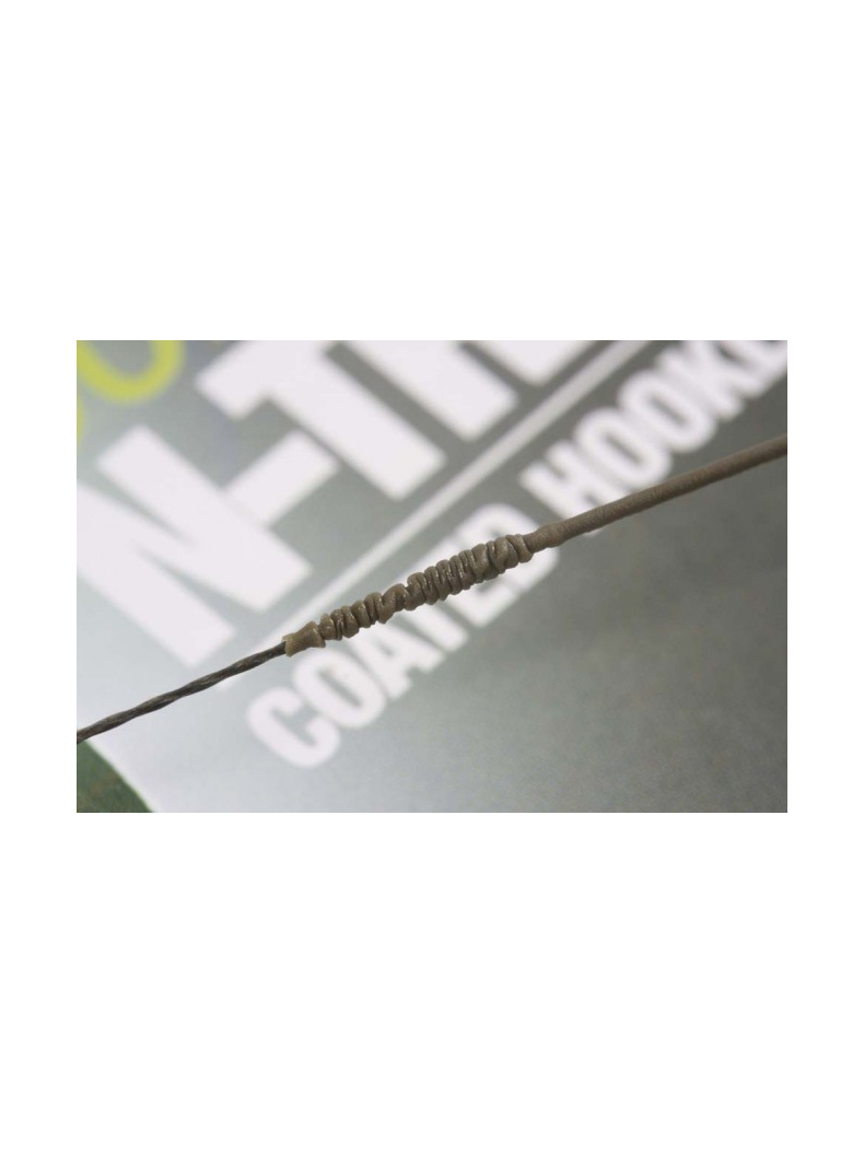 Поводковый материал Korda N-Trap Soft в мягкой оплётке, Цвет: Gravel Brown, Тест: 15.00 lb, изображение 3