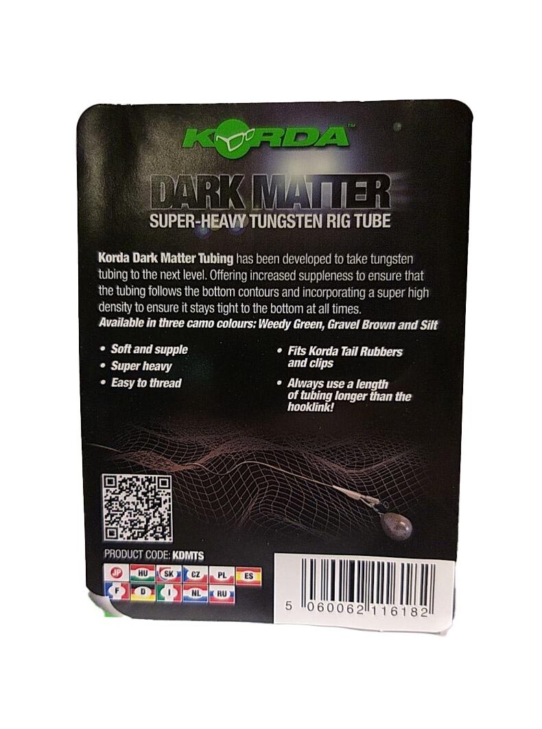 Трубка для монтажа Korda Dark Matter Tungsten Tubing — фото 10 — CARPshop