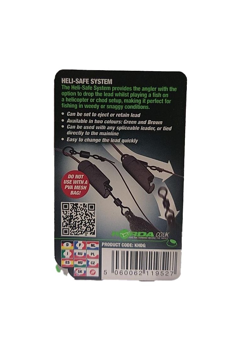 Быстросъем для грузил Korda Heli Safe Lead Release System — фото 8 — CARPshop