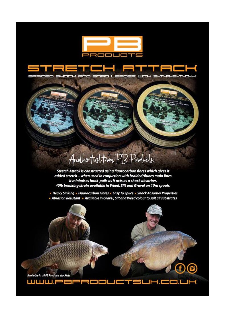 Лидер - амортизатор PB Products STRETCH ATTACK 40lb 10m — фото 2 — CARPshop