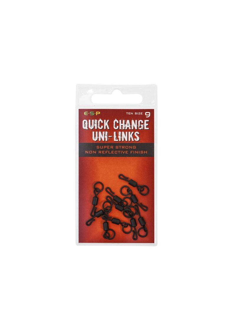 Вертлюг с застежкой и кольцом ESP Quick Change Uni-Link карпфишинг — CARPshop