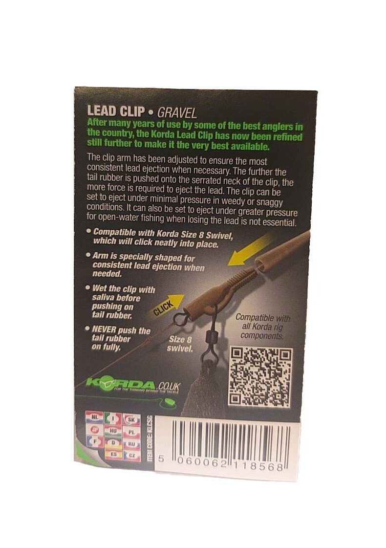 Безопасная клипса Korda Lead Clip — фото 5 — CARPshop