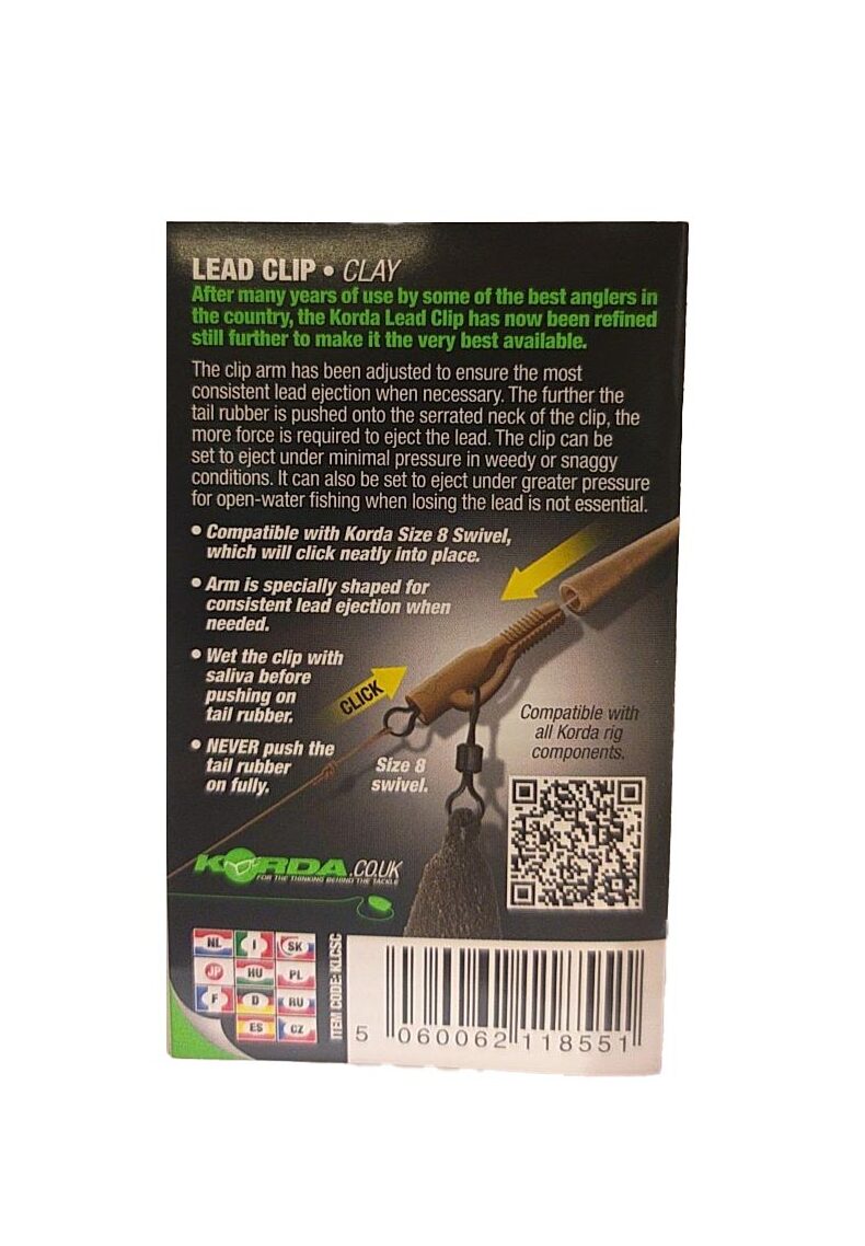 Безопасная клипса Korda Lead Clip — фото 7 — CARPshop