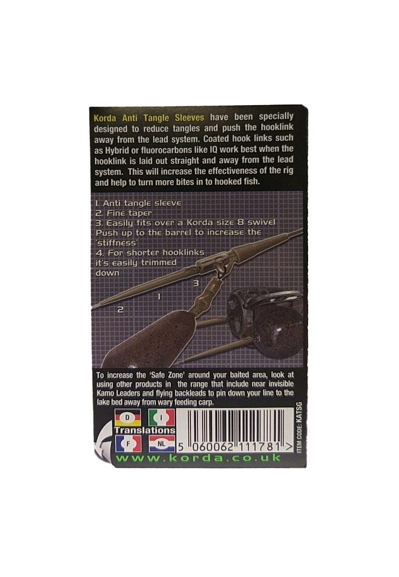 Конусный противозакручиватель Korda Anti Tangle Sleeve — фото 7 — CARPshop