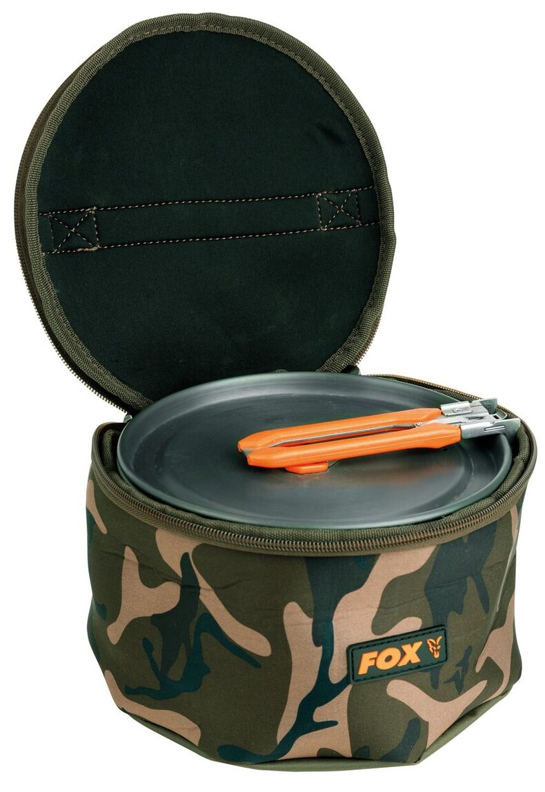 Чехол для набора посуды неопреновый FOX Camo Neoprene Cookset Bag — фото 2 — CARPshop