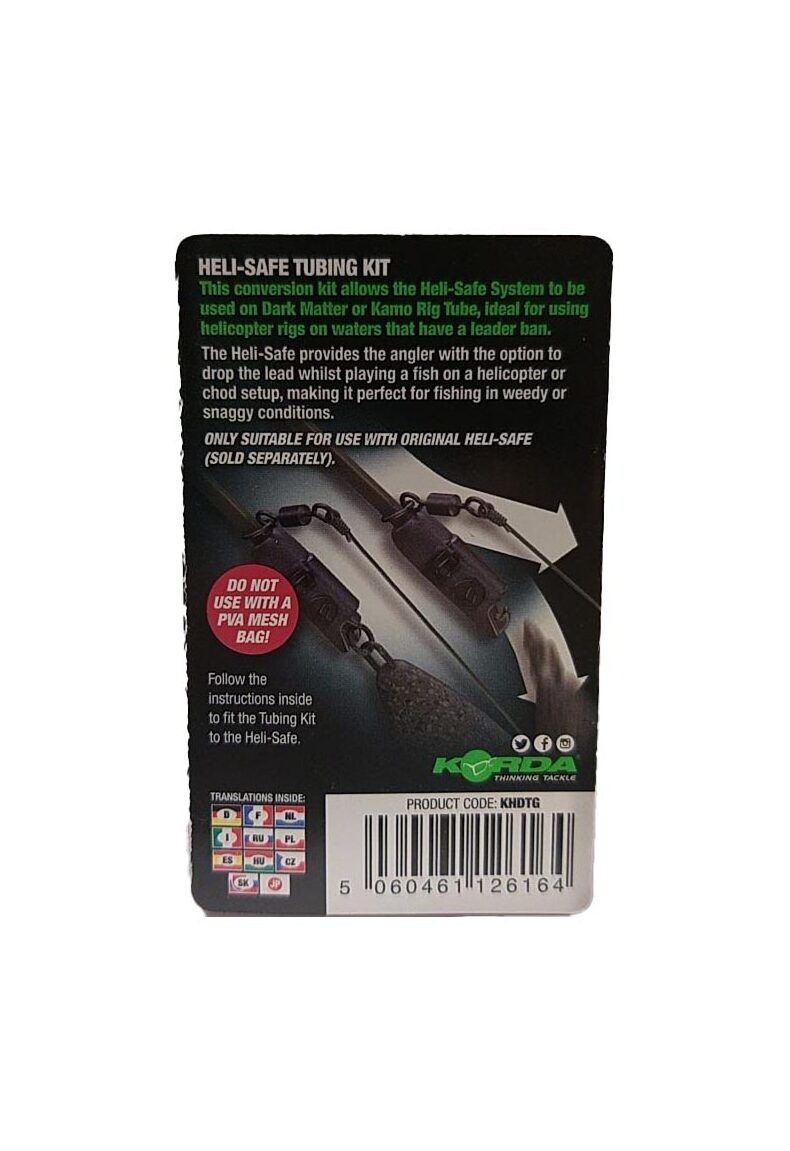 Набор для отстегивающейся клипсы KORDA Heli Safe Tubing Kit — фото 8 — CARPshop