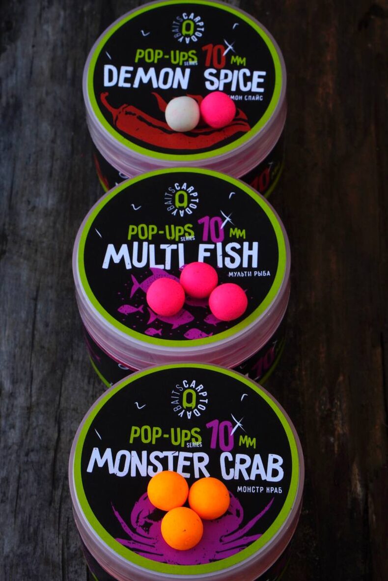 Бойлы плавающие Carptoday Baits Pop Ups Multi Fish (Мульти Фиш) 10мм — фото 5 — CARPshop