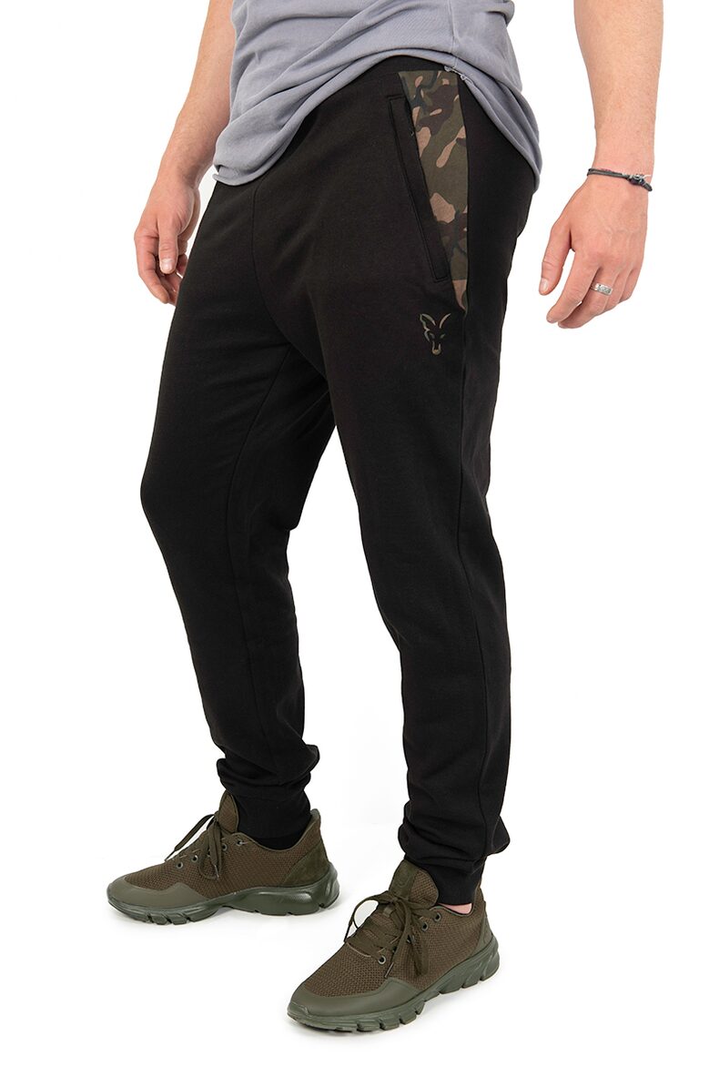 Штаны LW Black/Camo Print для карповой рыбалки — CARPshop