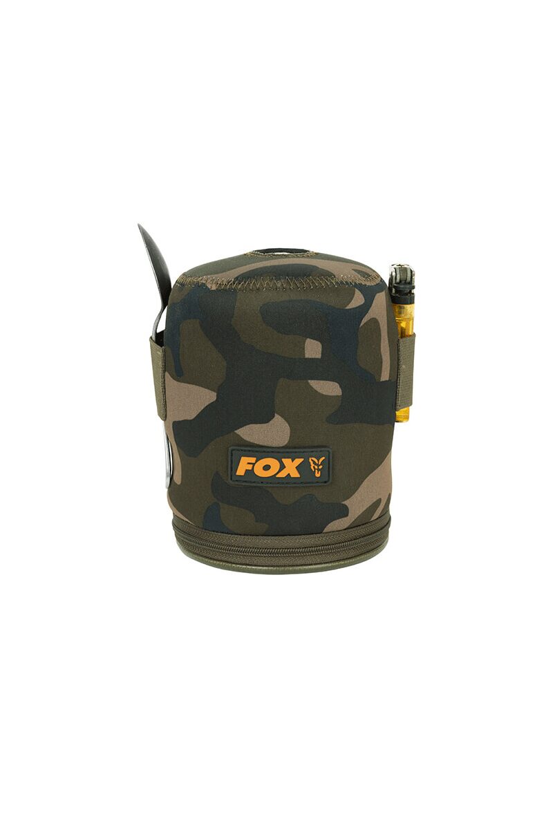 Чехол для газового баллона неопреновый FOX Camo Neoprene Gas Cannister Cover — фото 2 — CARPshop
