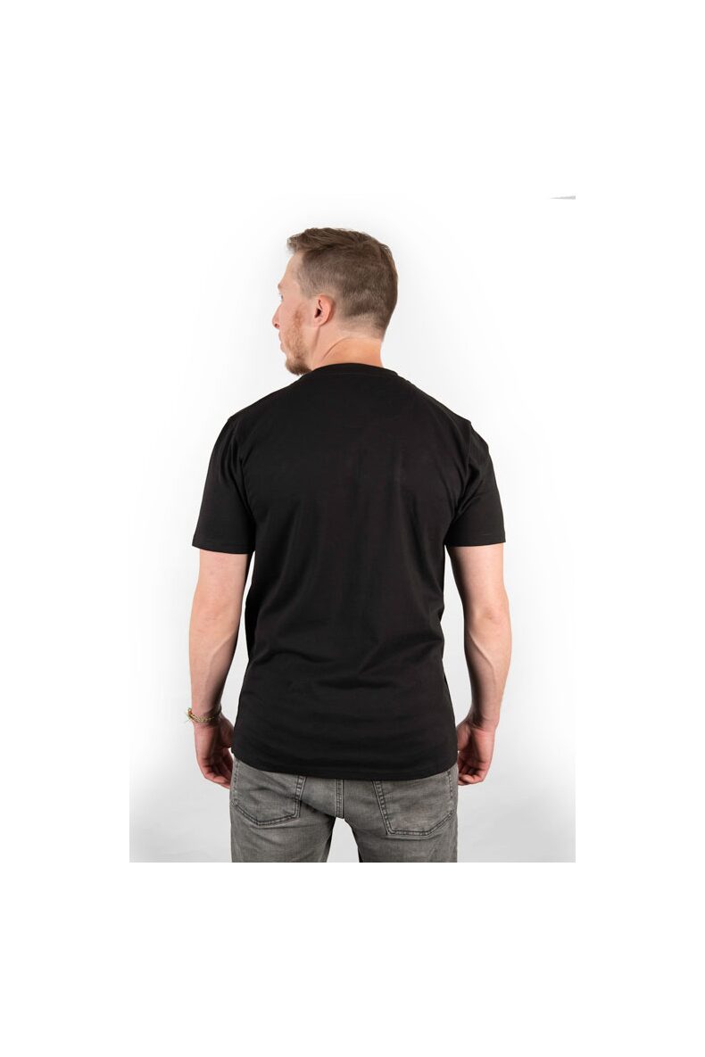 Футболка FOX Black/Camo Chest Print T-Shirt — фото 4 — CARPshop