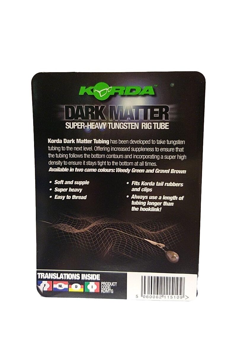 Трубка для монтажа Korda Dark Matter Tungsten Tubing — фото 9 — CARPshop