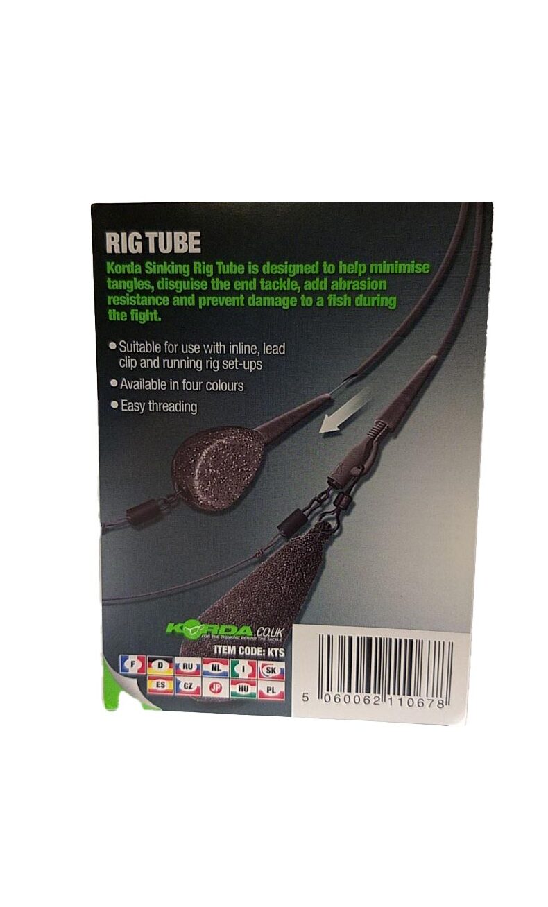 Трубка-противозакручиватель Korda Safe Zone Sinking Rig Tube — фото 5 — CARPshop
