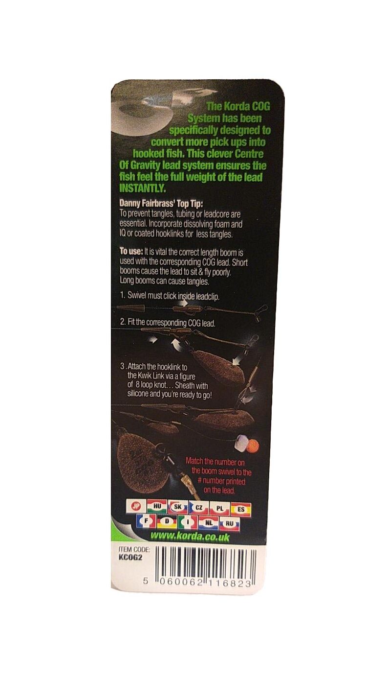 Набор для оснастки Korda COG Distance Lead — фото 6 — CARPshop