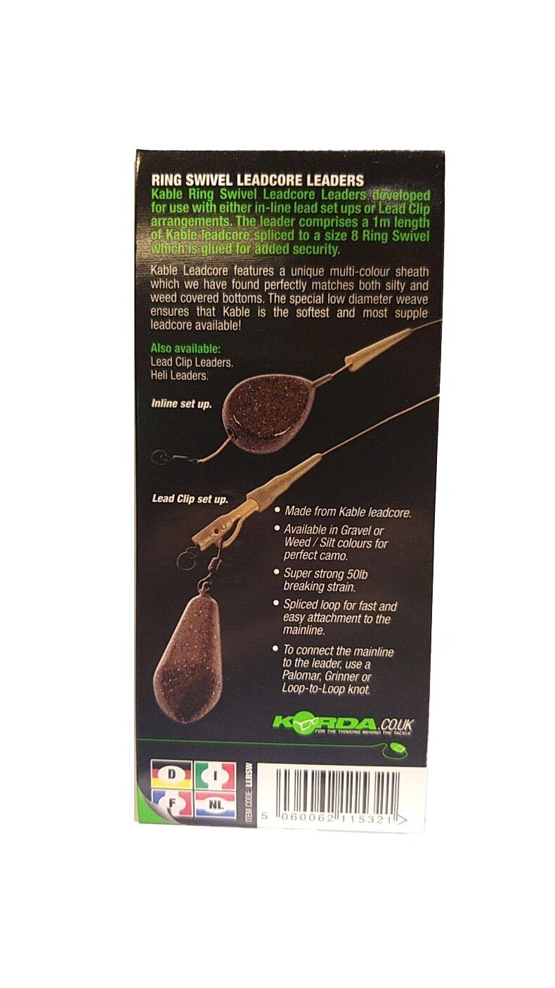 Поводок Korda Leadcore Ring Swivel — фото 11 — CARPshop